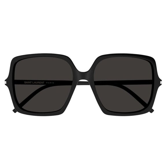 NEW SL591 001 SAINT LAURENT BLACK SUNGLASSES WOMEN EYEWEAR SL 591 001 - Picture 3 of 4